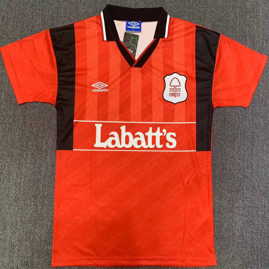 Jersey 1994/96 Nottingham Local Manga corta Versión Fan Retro