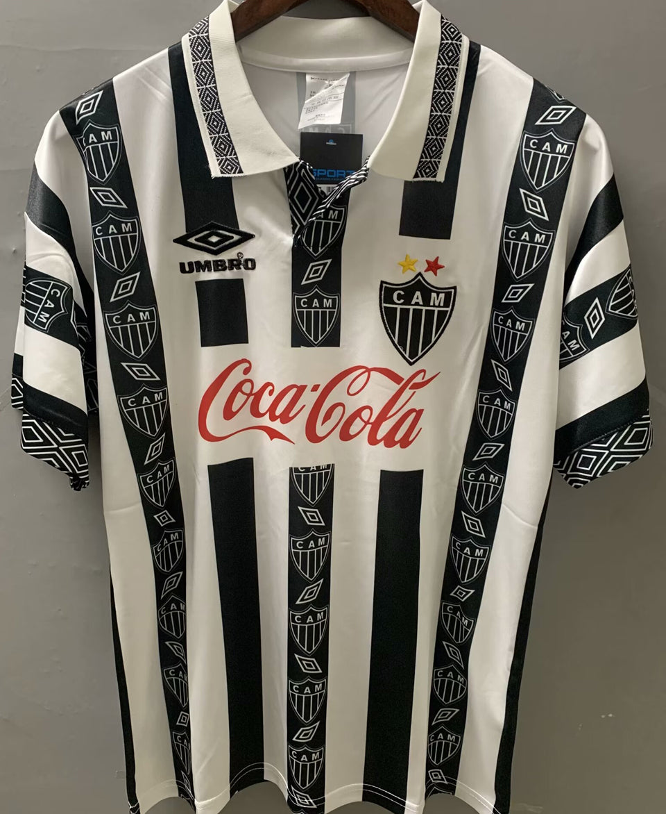 jersey 1995 at mineiro local manga corta versión fan retro