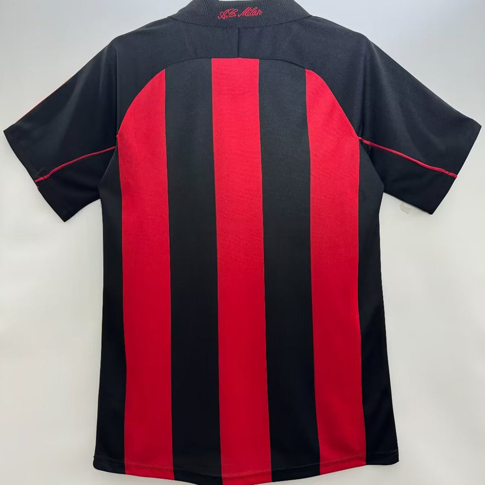jersey 2000/02 ac milan local manga corta versión fan retro