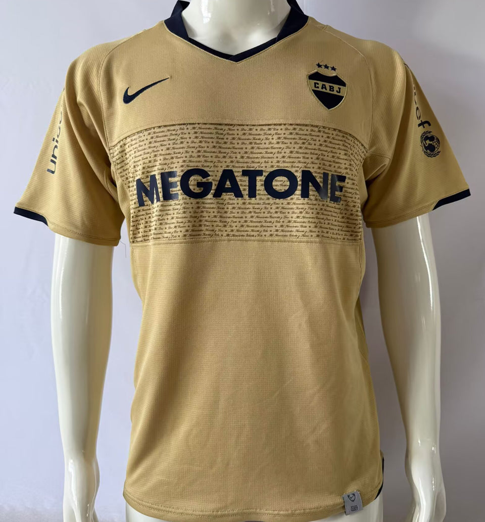 jersey 2007/2008 boca visitante manga corta versión fan retro