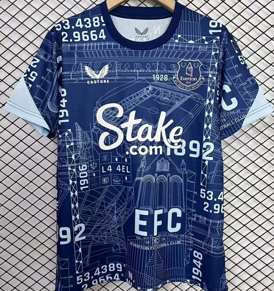 Jersey 2025 Everton Especial Manga corta Versión Fan