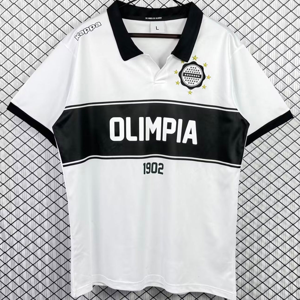 jersey 2012 club olimpia local manga corta versión fan retro