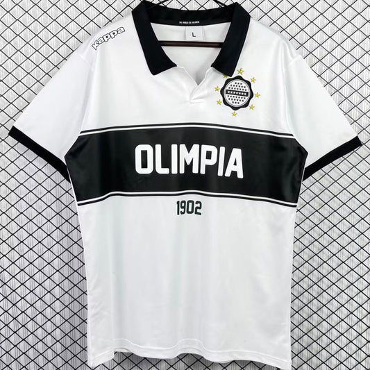 Jersey 2012 Club Olimpia Local Manga corta Versión Fan Retro
