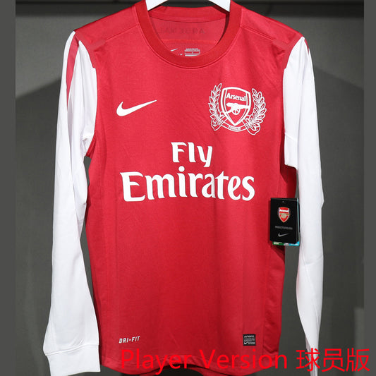 Jersey 2011/12 Arsenal Especial Manga larga Versión Jugador Retro
