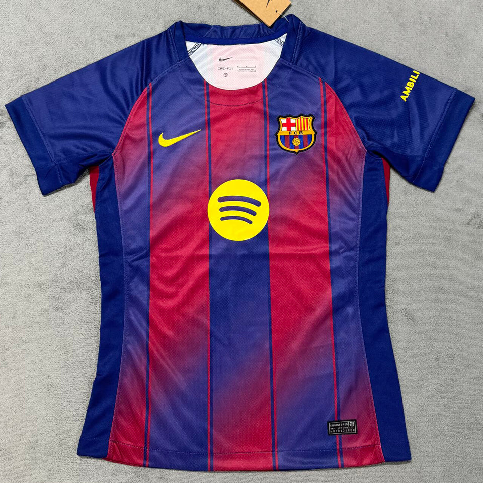 Jersey 2025/26 Barcelona Local Manga corta Mujer