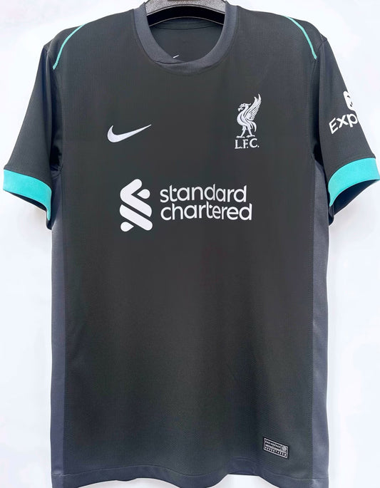 Jersey 2024/25 Liverpool Visitante Manga corta Versión Fan