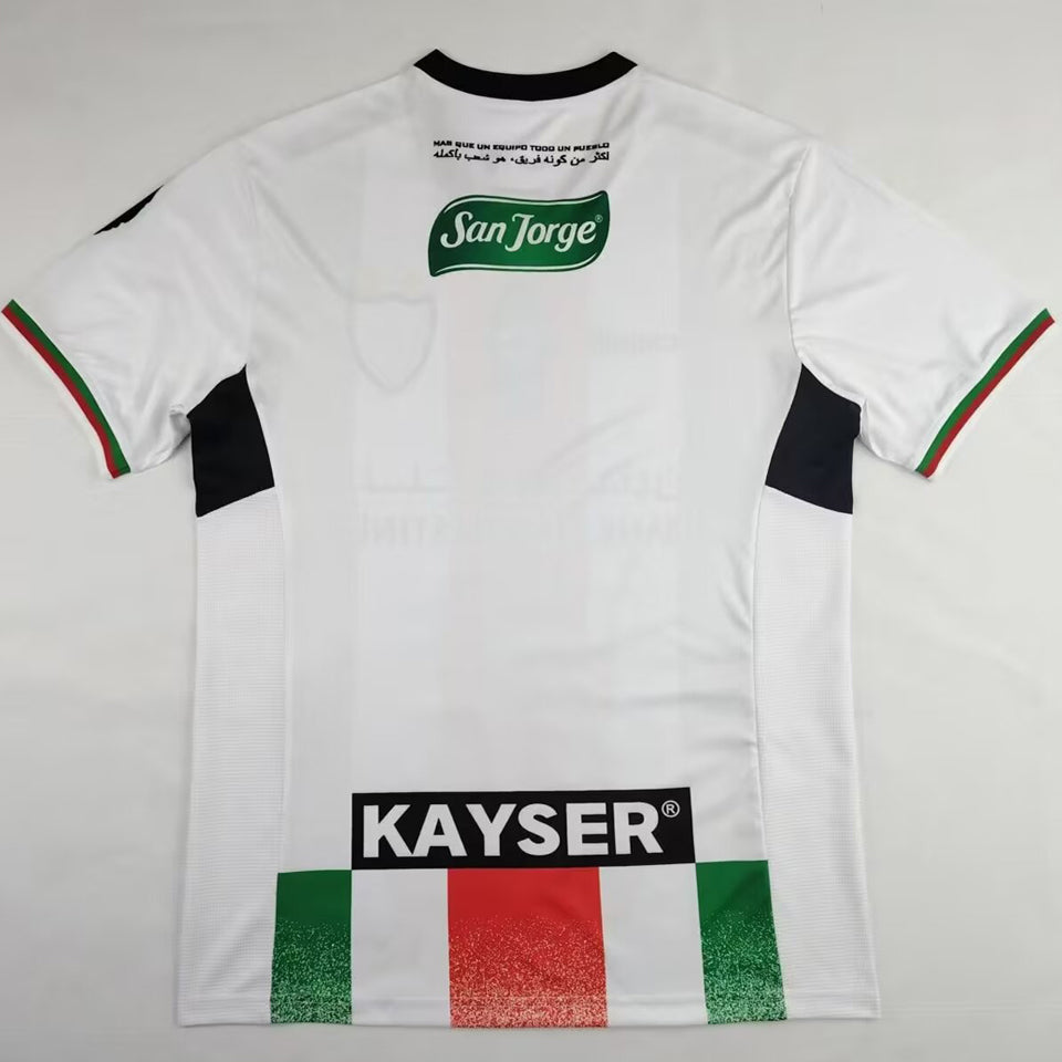jersey 2024/25 palestino local manga corta versión fan