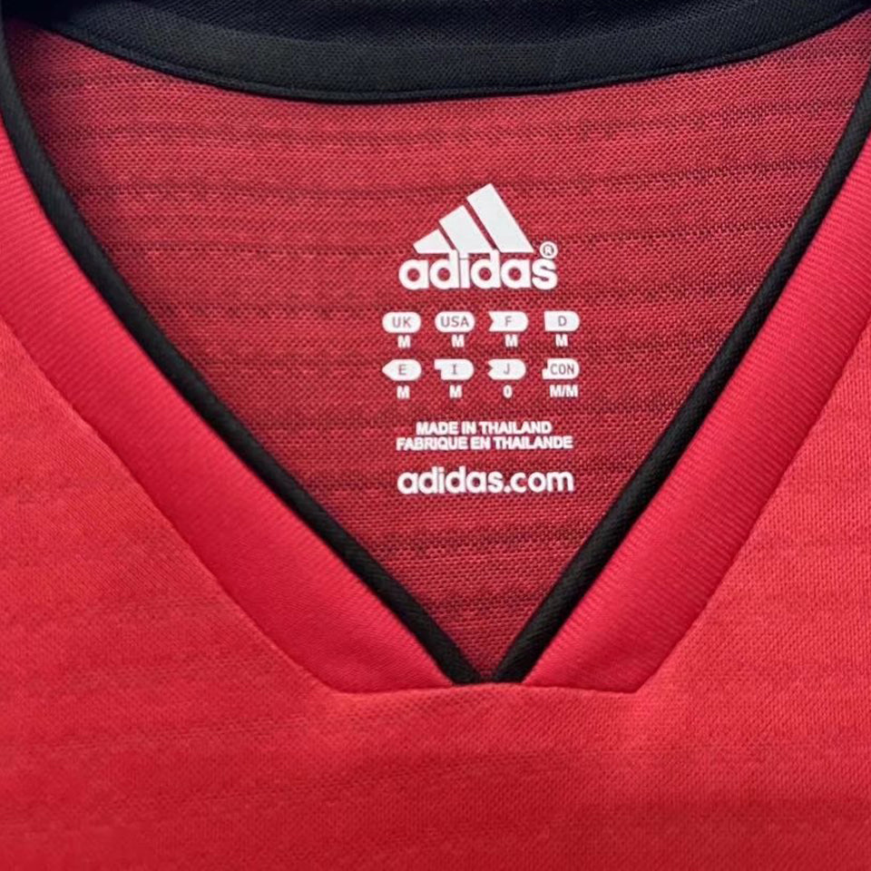 jersey 2018/19 manchester united local manga corta versión fan retro