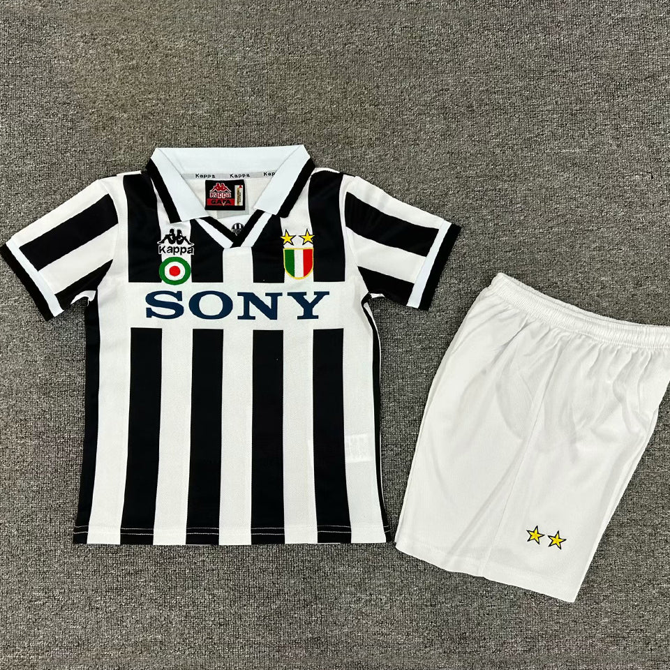 Jersey 1995/1996 Juventus Local Manga corta Niño Retro