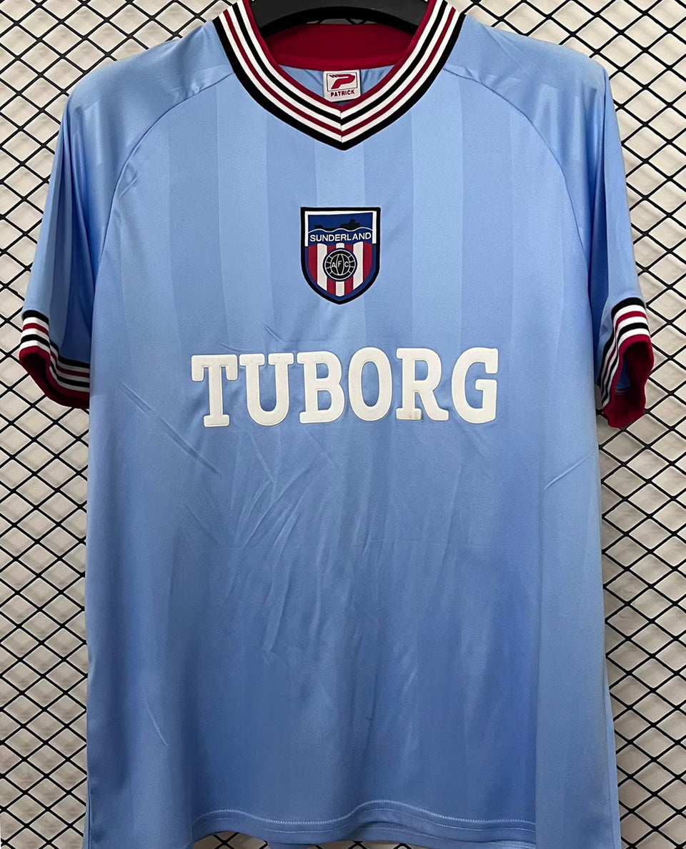 Jersey 1986/1987 Sunderland Visitante Manga corta Versión Fan Retro