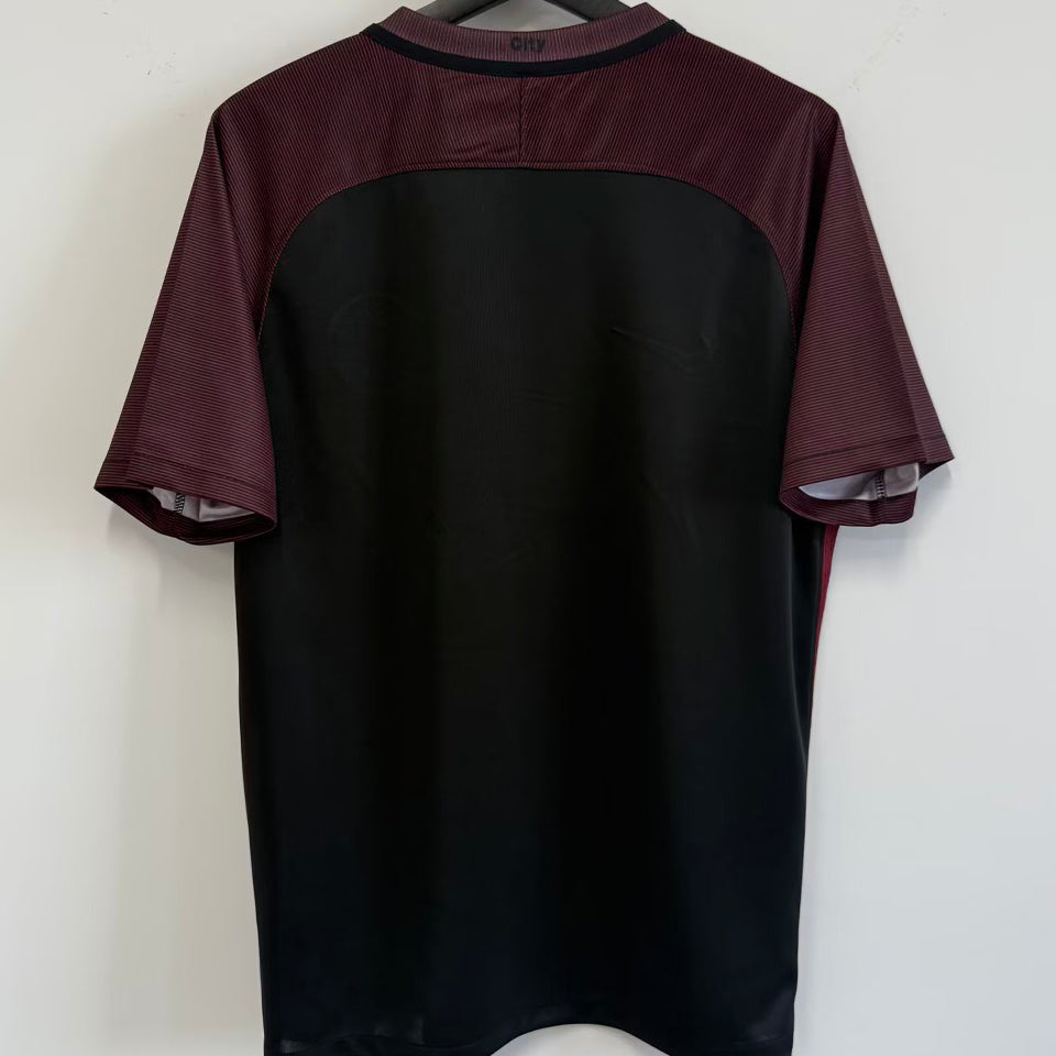 jersey 2016/2017 manchester city visitante manga corta versión fan retro
