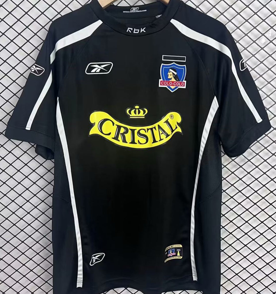 jersey 2005 colo-colo visitante manga corta versión fan retro