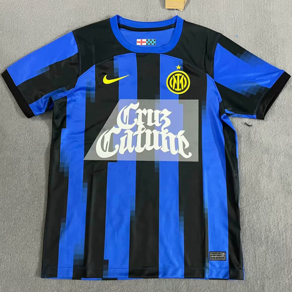 Jersey 2023/24 Inter Milan Local Manga corta Versión Fan