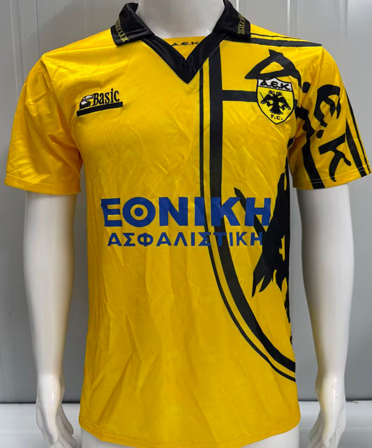 Jersey 1993/1994 AEK Local Manga corta Versión Fan Retro
