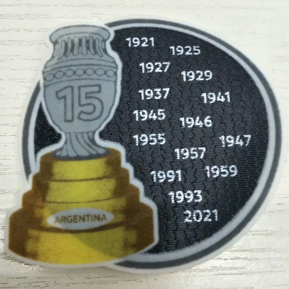 1470 copa america 15 cup patch parches/letras