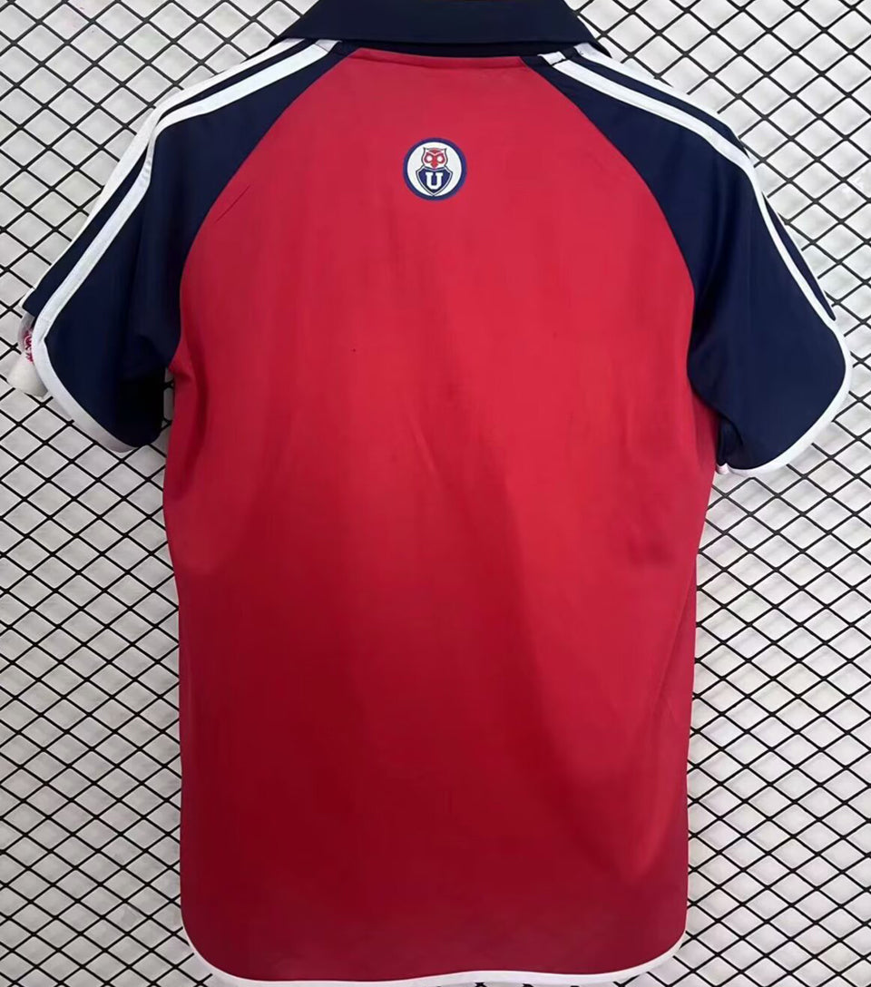 jersey 2001/02 universidad de chile visitante manga corta versión fan retro