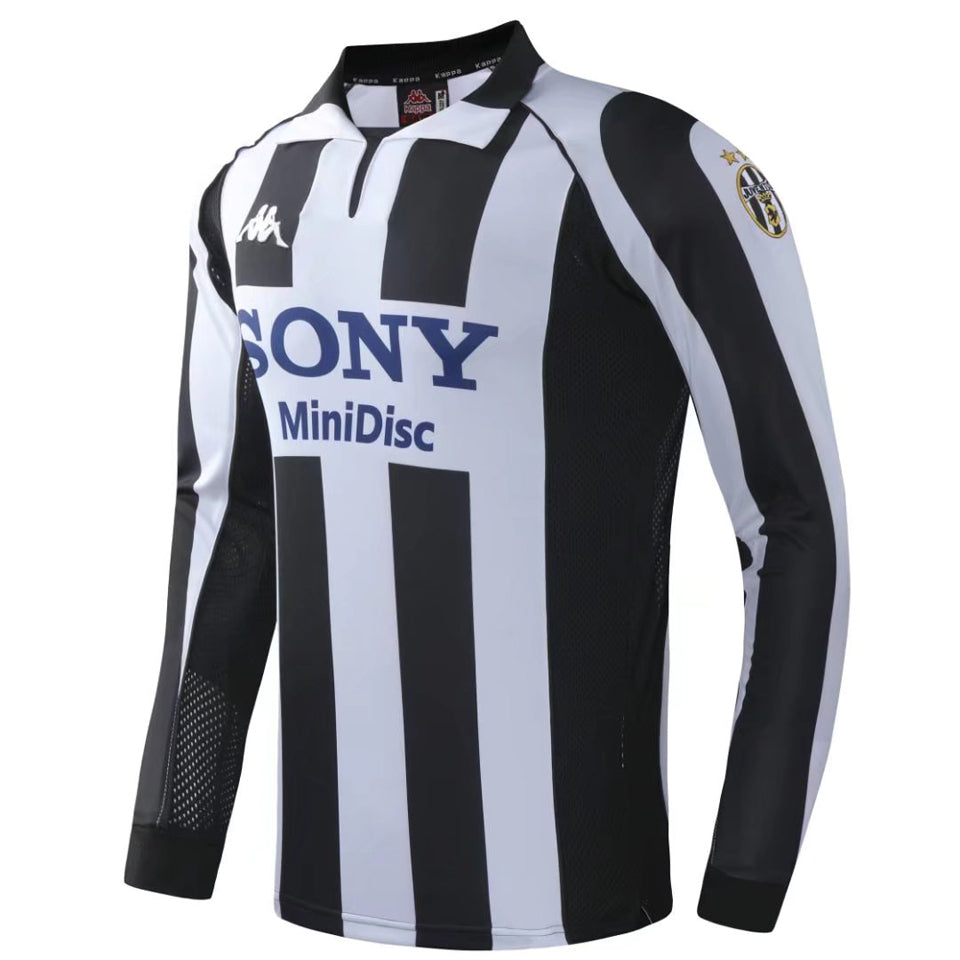 jersey 1997/98 juventus local manga larga versión fan retro