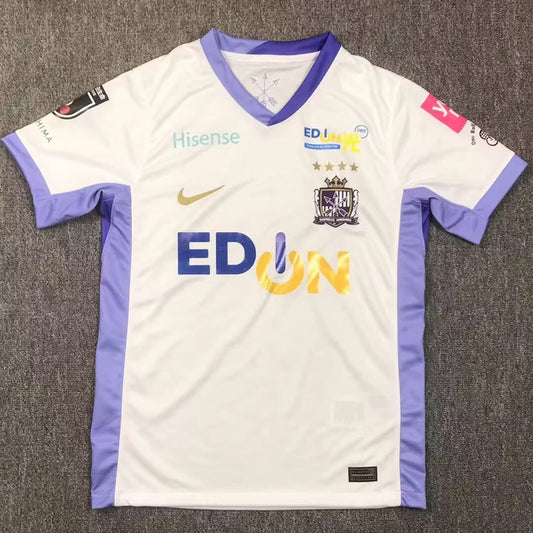 Jersey 2025 Hiroshima Sanfrecce Visitante Manga corta Versión Fan