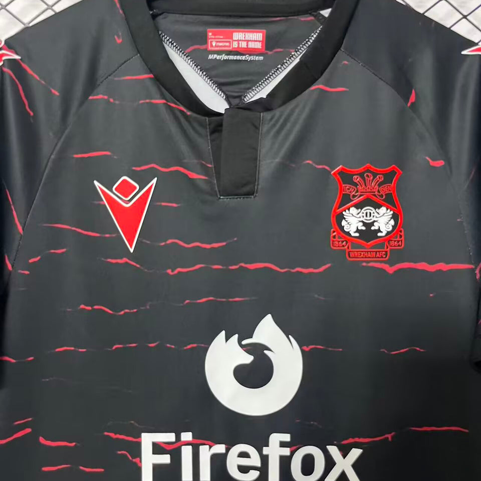 jersey 2026/27 wrexham visitante manga corta versión fan