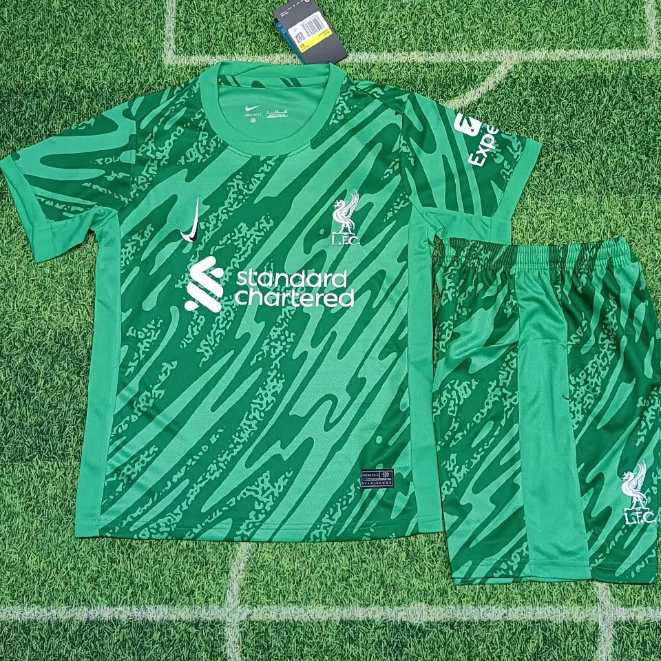 Jersey 2024/25 Liverpool Portero Manga corta Niño