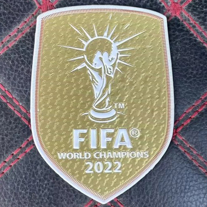 2022 goma caucho fifa world champions parches/letras