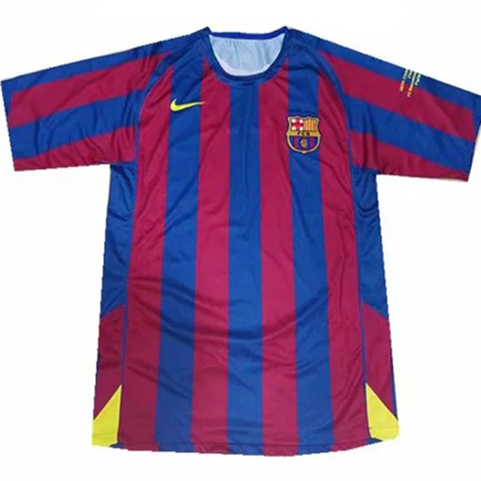 Jersey 2005/06 Barcelona Local Manga corta Versión Fan Retro