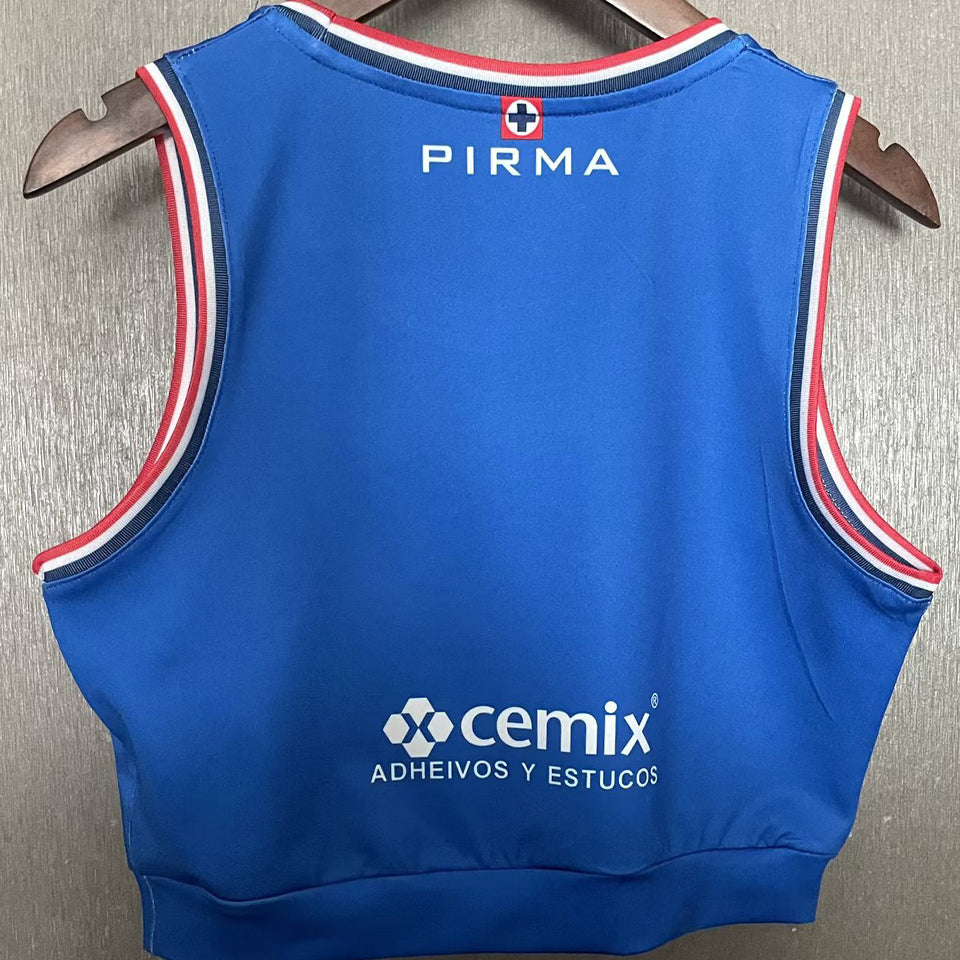 jersey 2025/26 cruz azul local manga corta mujer