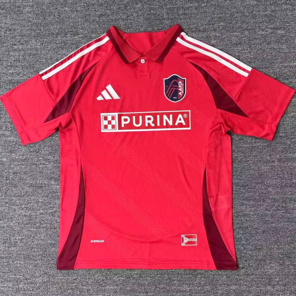 jersey 2025/26 st. louis city sc local manga corta versión fan