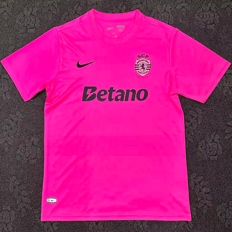 Jersey 2024/25 Sporting CP Lisbon Pink Especial Manga corta Versión Fan