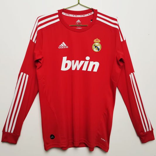 Jersey 2011/12 Real Madrid Visitante Manga larga Versión Fan Retro