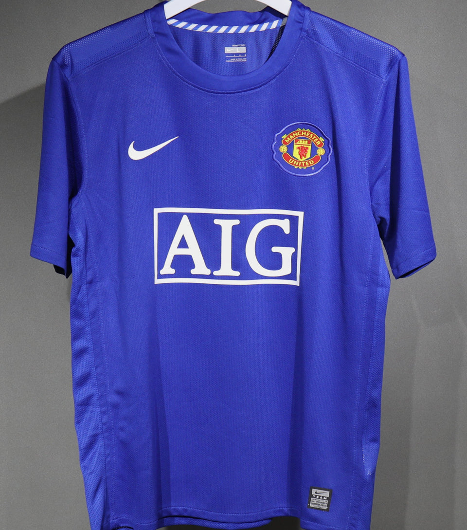 Jersey 2008/2009 Manchester United Tercero Manga corta Versión Jugador Retro