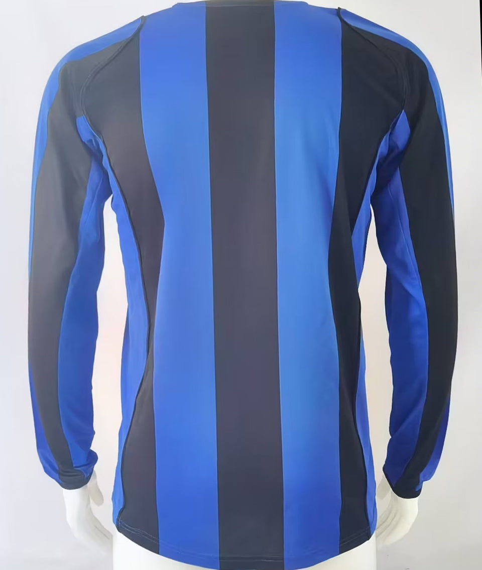 jersey 2004/05 inter milan local manga larga versión fan retro