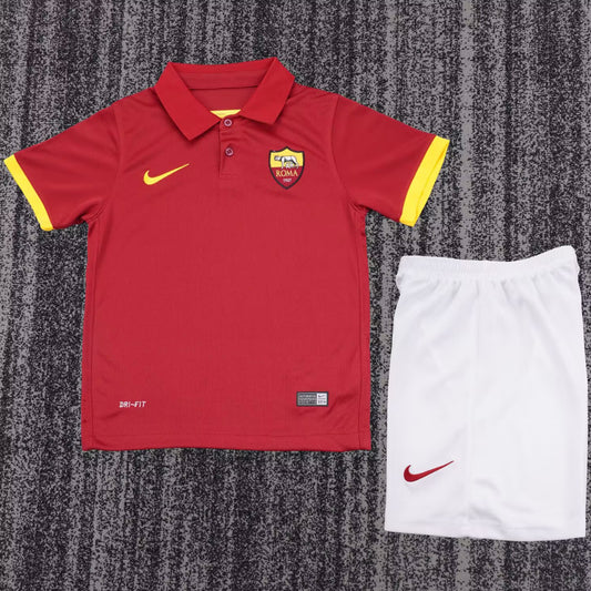 Jersey 2014/2015 Roma Local Manga corta Niño Retro