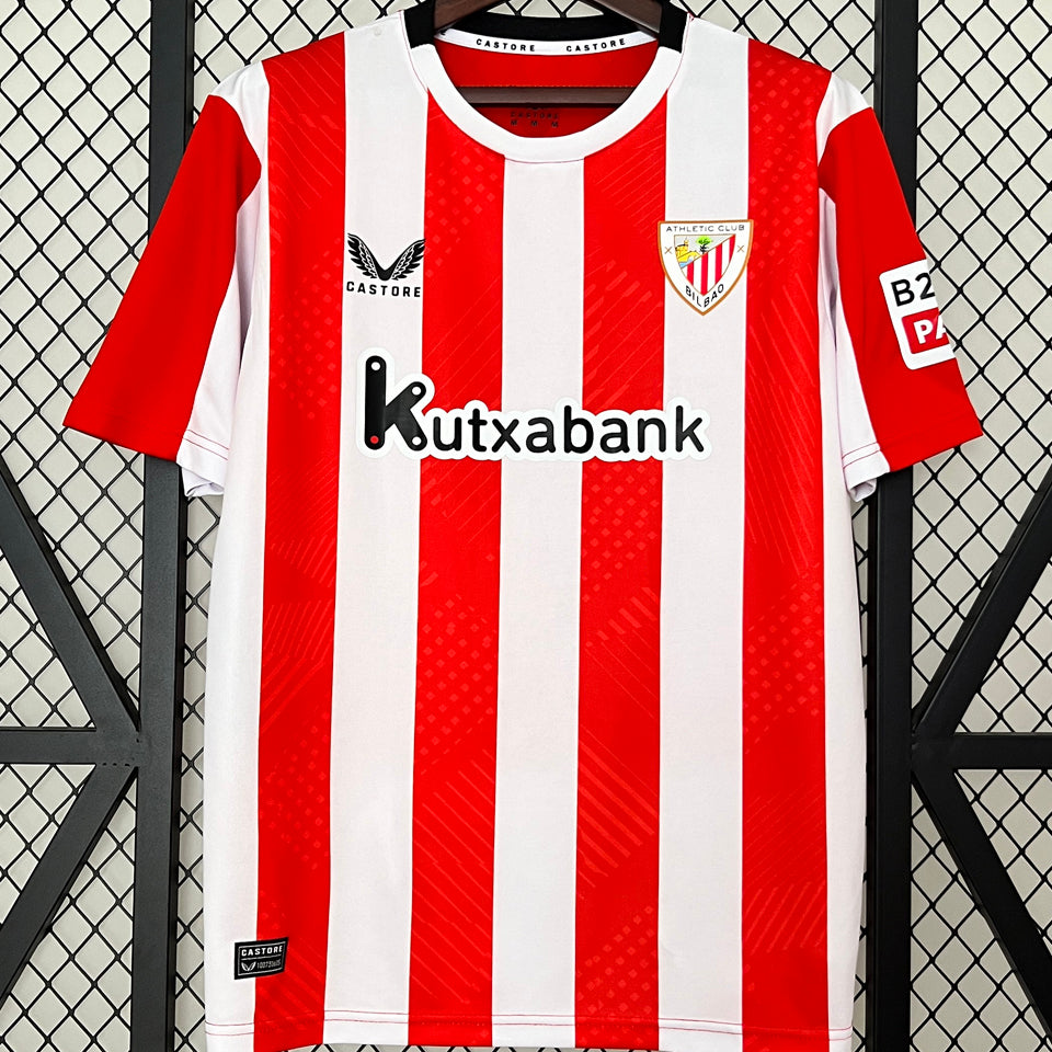 Jersey 2024/25 Bilbao AT Local Manga corta Versión Fan