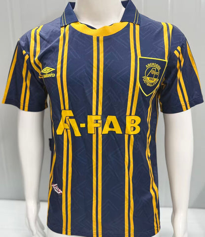 Jersey 1993/1994 Aberdeen Visitante Manga corta Versión Fan Retro