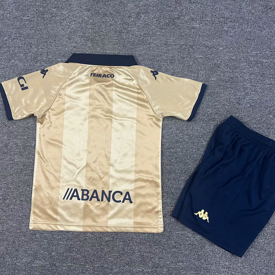 Jersey 2025 Deportivo La Coruna Especial Manga corta Niño