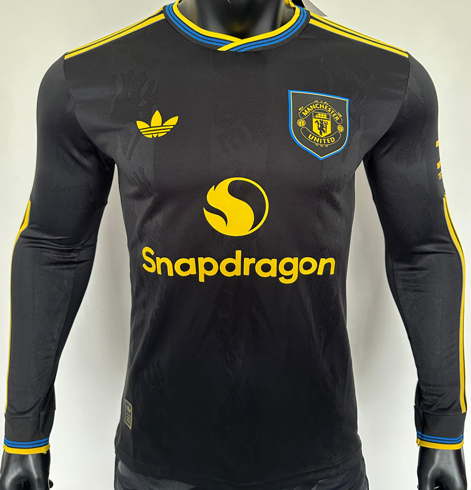 Jersey 2025/26 Manchester United Tercero Manga larga Versión Jugador