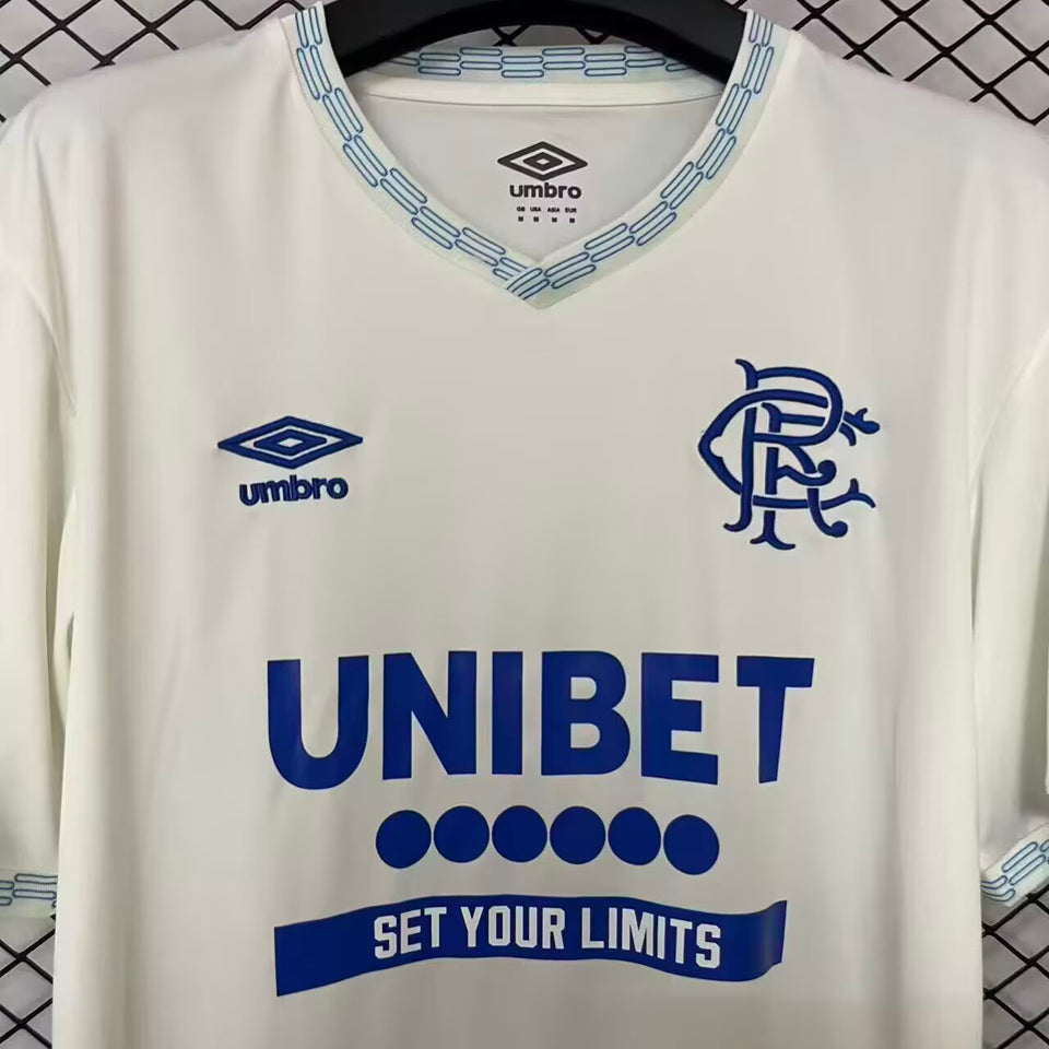 jersey 2026/27 glasgow rangers especial manga corta versión fan