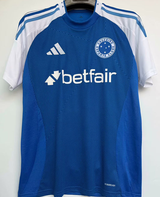 Jersey 2025/26 Cruzeiro Local Manga corta Versión Fan