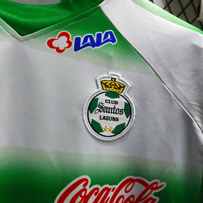 Jersey 2007/08 Santos Lugana Local Manga corta Versión Fan Retro