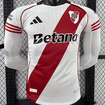 Jersey 2025/26 River Plate Local Manga larga Versión Jugador