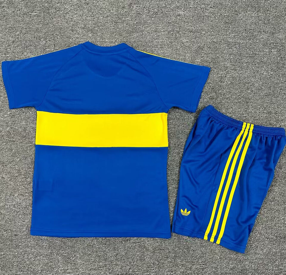 Jersey 1981 Boca Local Manga corta Niño Retro