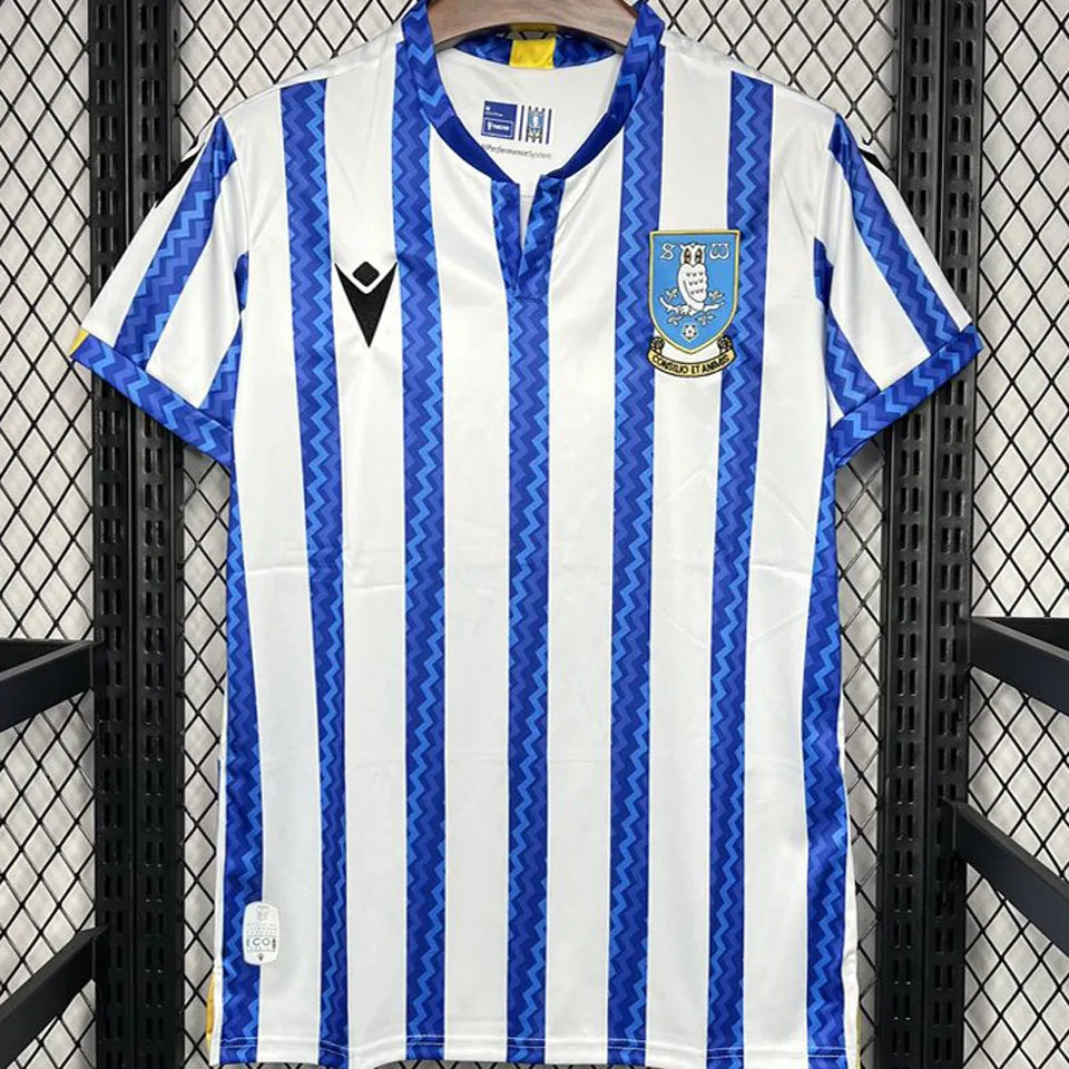 Jersey 2024/25 Sheffield Wednesday Local Manga corta Versión Fan