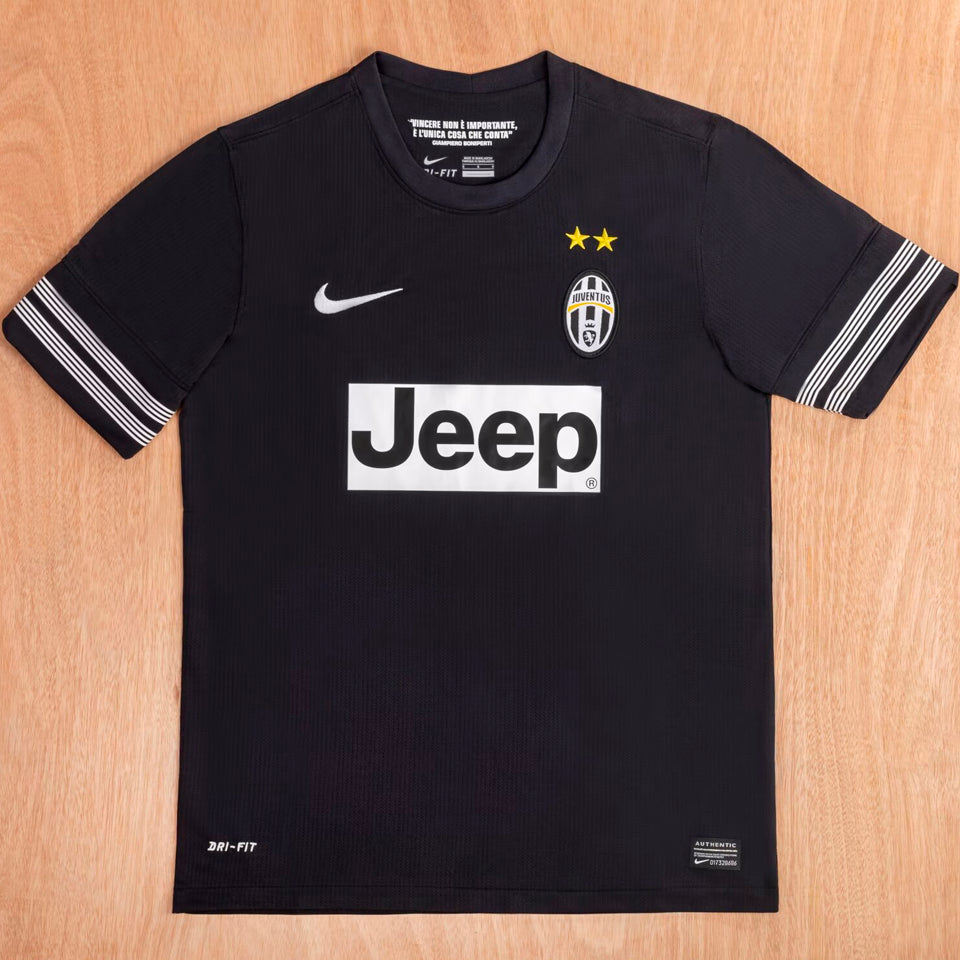 jersey 2012/13 juventus visitante manga corta versión fan retro