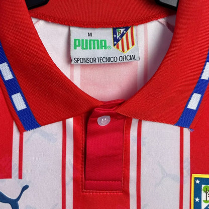 Jersey 1994/95 Atletico de Madrid Local Manga larga Versión Fan Retro