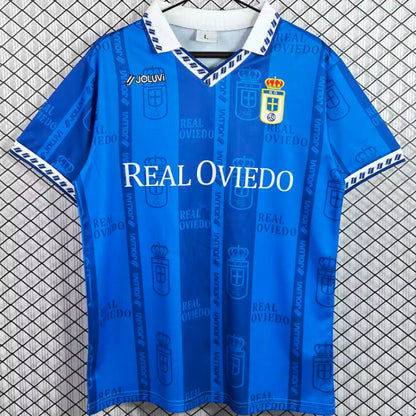 Jersey 1997/1998 Real Oviedo Local Manga corta Versión Fan Retro