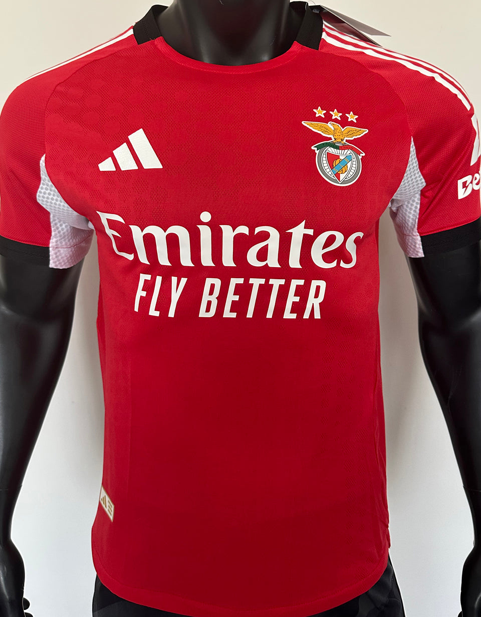 jersey 2025/26 benfica local manga corta versión jugador