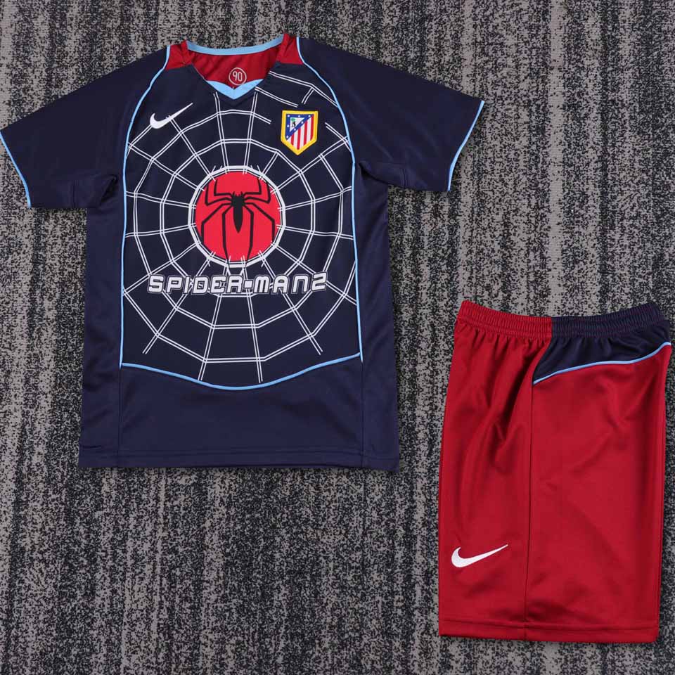 Jersey 2004/05 Atletico de Madrid Visitante Manga corta Niño Retro