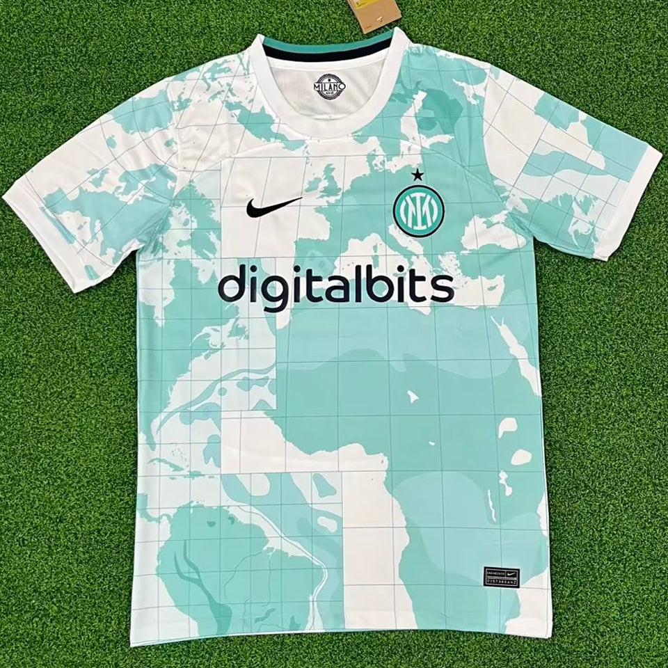 jersey 2022/23 inter milan visitante manga corta versión fan