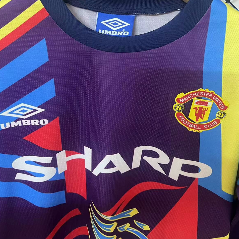 jersey 1992/93 manchester united portero manga corta versión fan retro